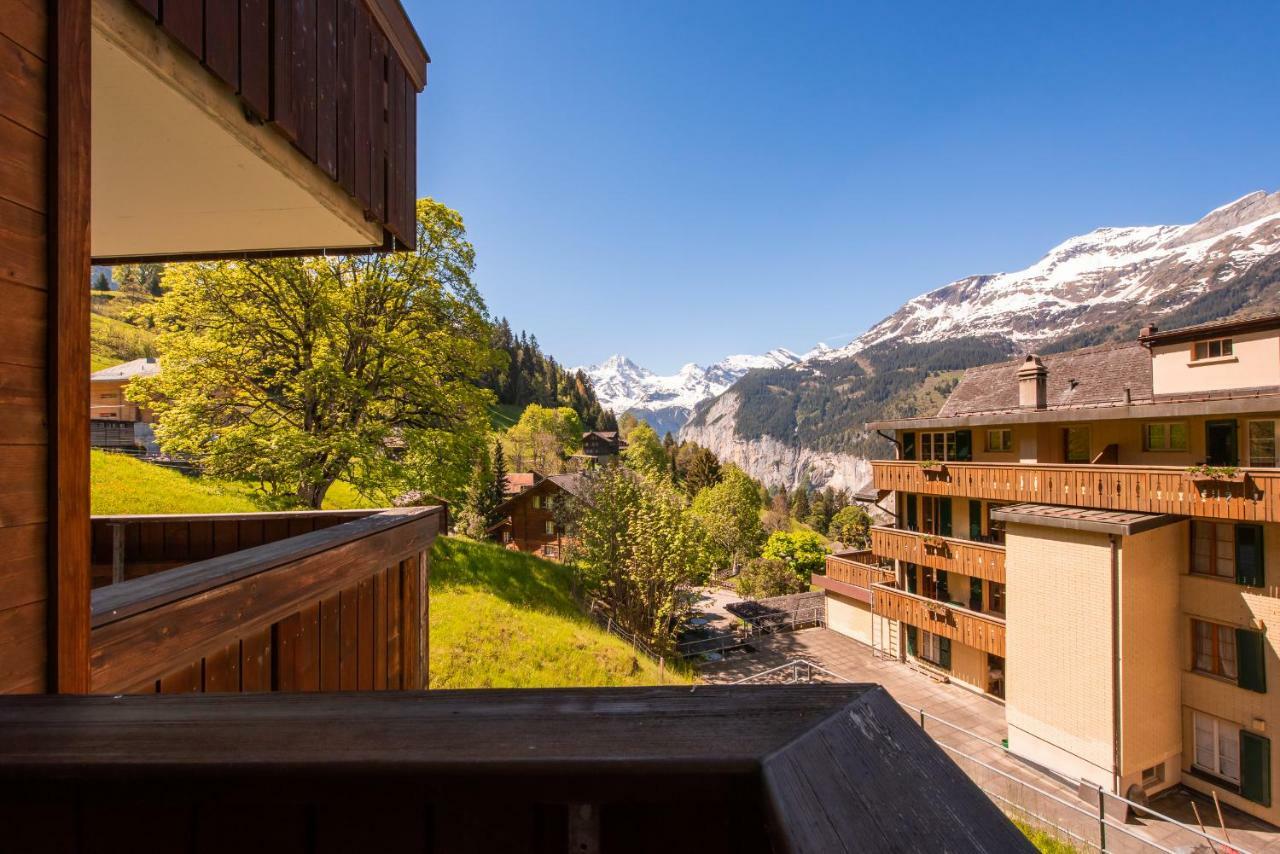 Appartement Roossi-Huus 3 à Wengen Extérieur photo
