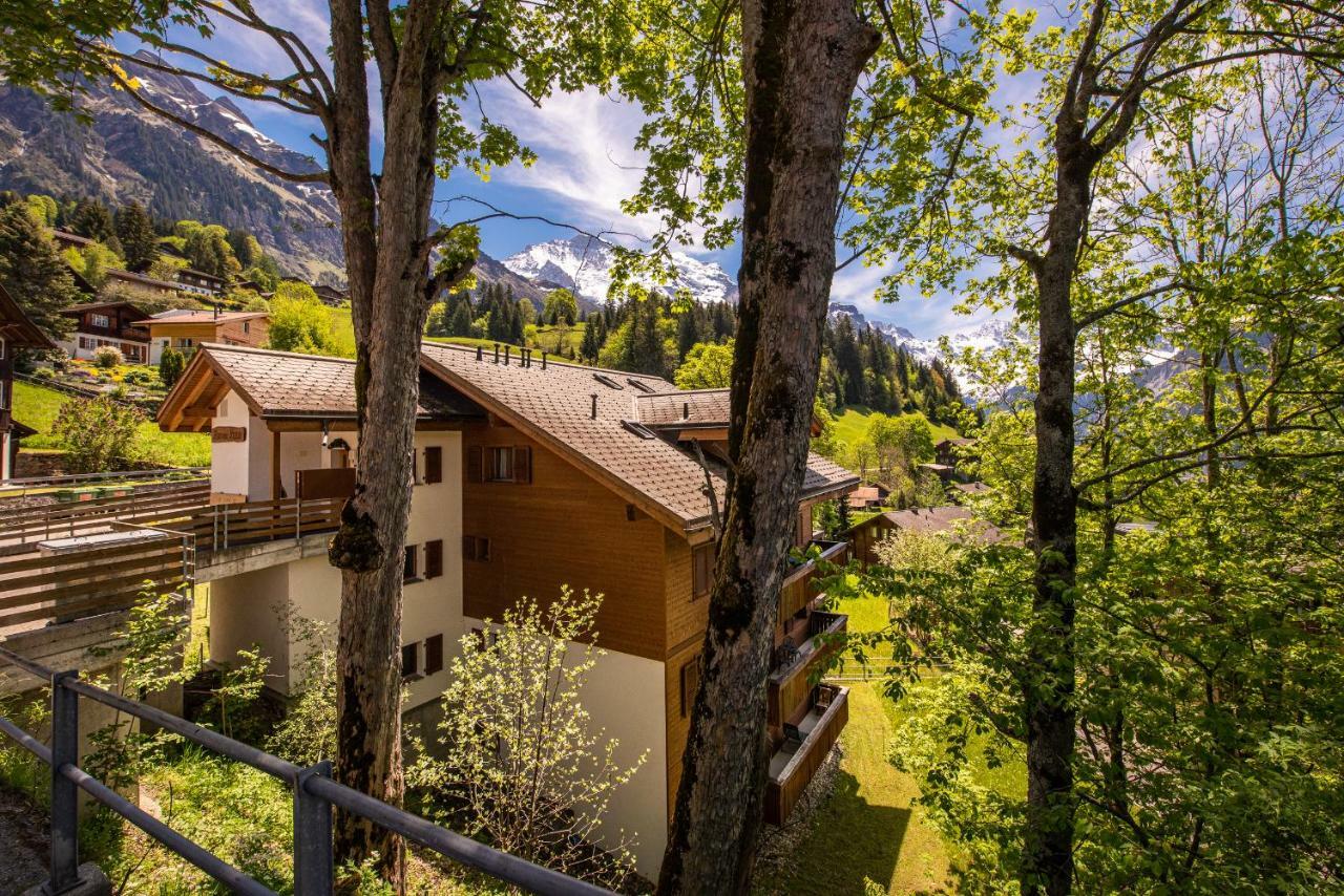 Appartement Roossi-Huus 3 à Wengen Extérieur photo